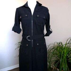 Sharagano Black Dress